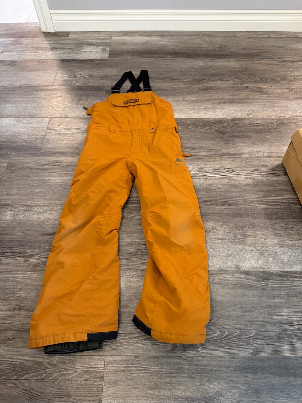 Burton Kids Orange and Black Snow Pants